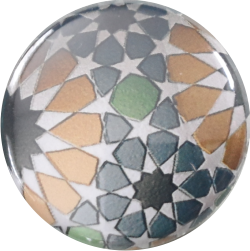 Arabic Mosaic Button
